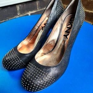 DKNYC "Odetta" Studded Heels